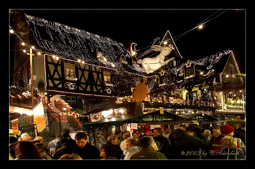 Weihnachtsmarkt in R�desheim